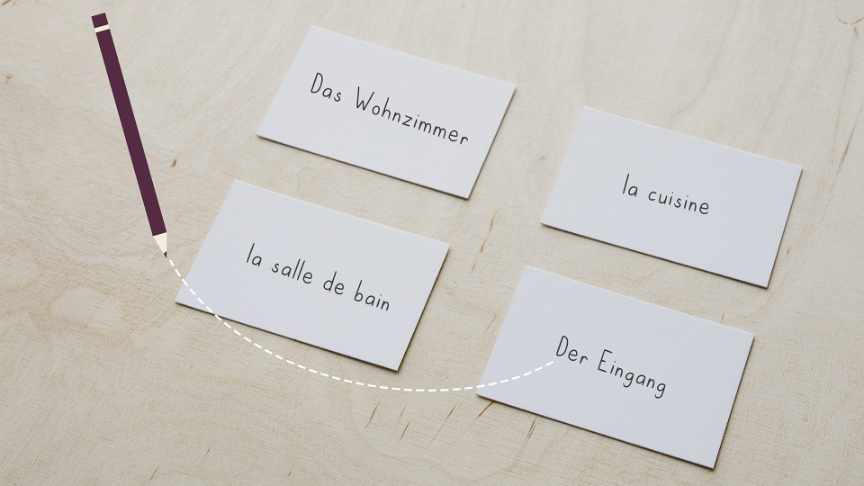 Flashcards per imparare vocaboli stranieri